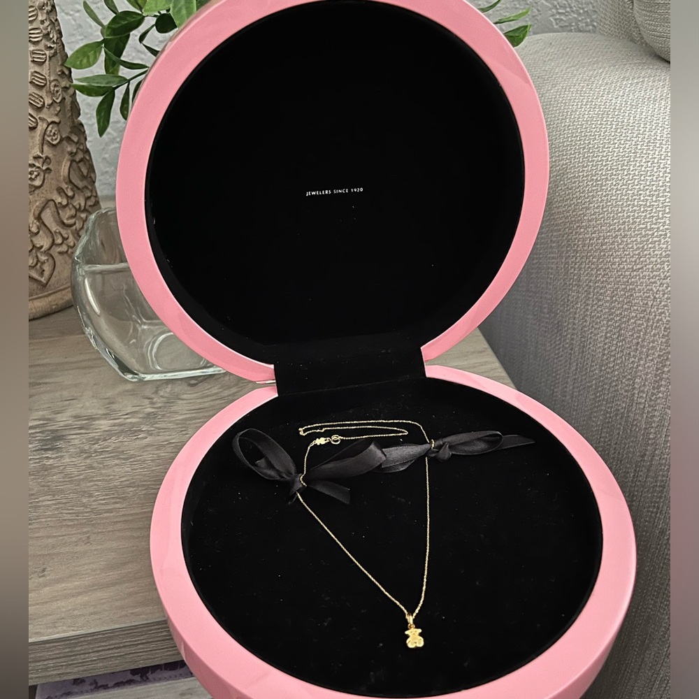 Tous Bear Necklace 18k Gold